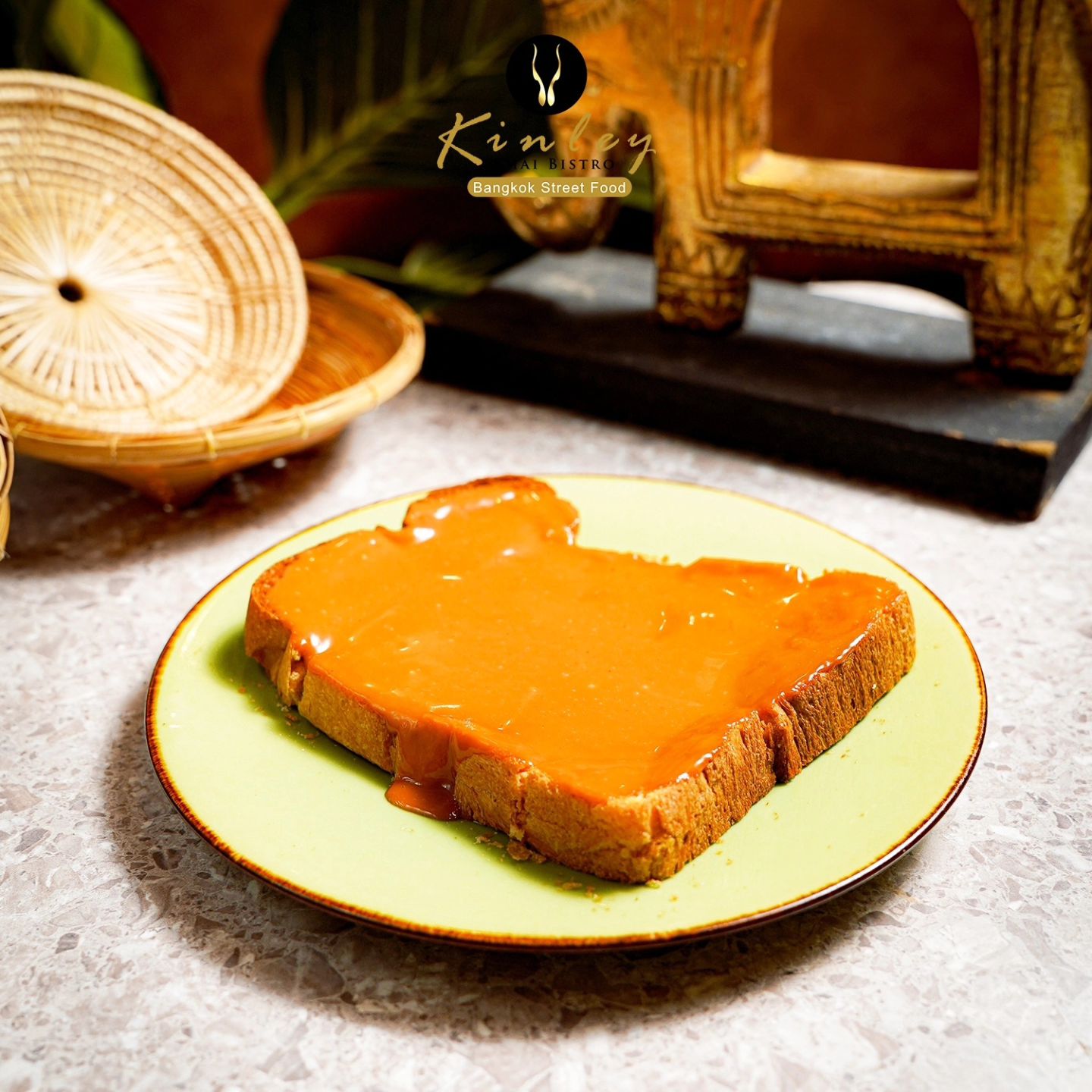 Nikmati manisnya Roti Panggang Srikaya Thai Tea Homemade hanya di