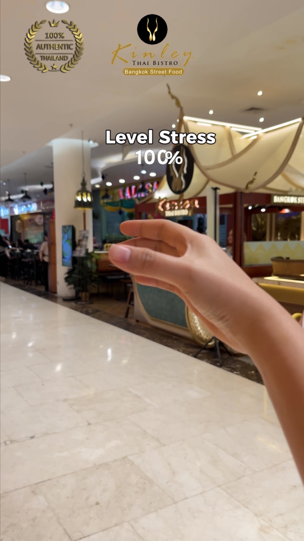 Kalau lagi stress, jangan dibiarin. Mending ke Kinley aja. Thai